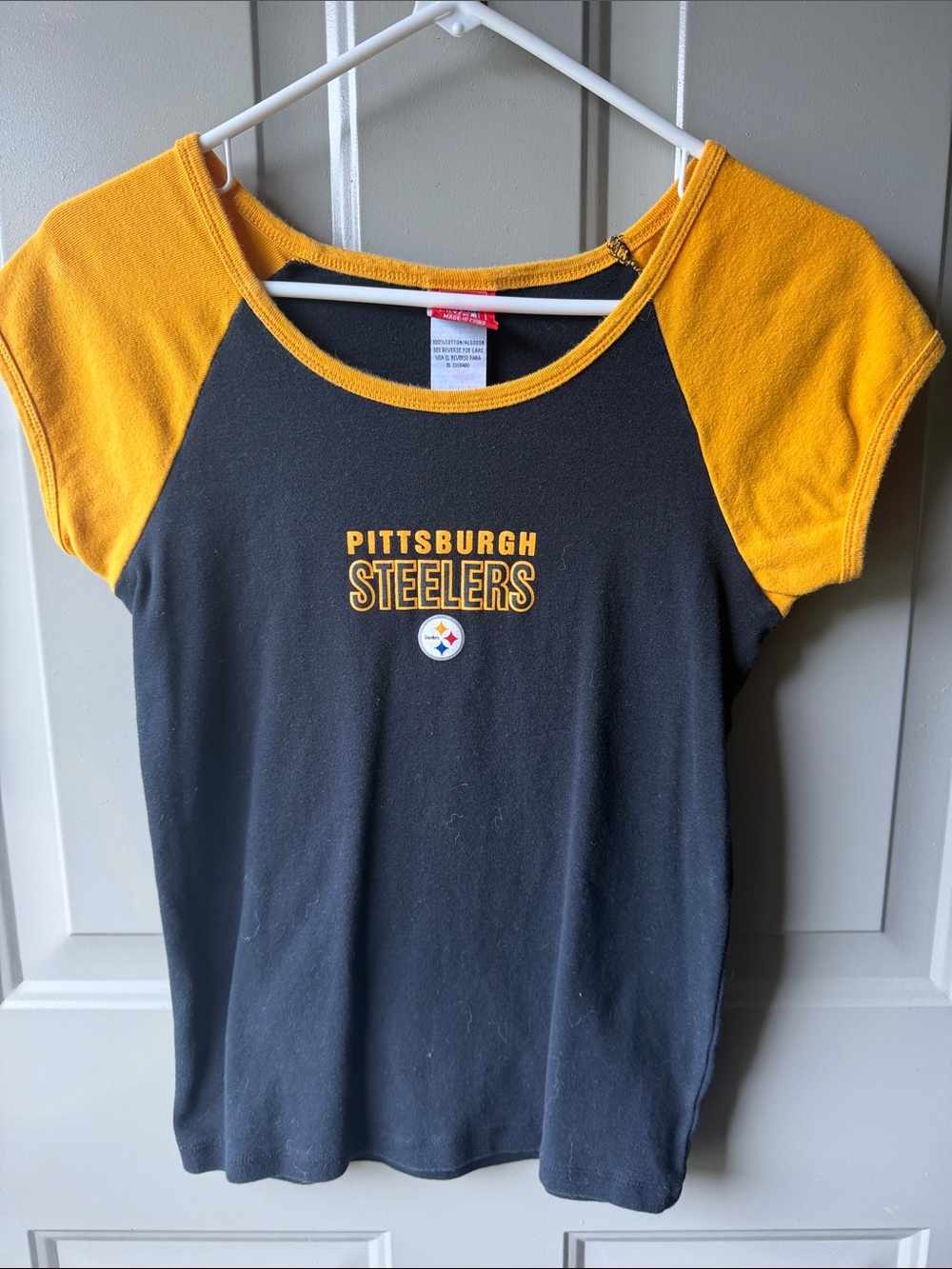 Women’s Steelers Black & Gold Tee - XL